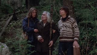 Marilyn Hassett, Chief Dan George and Jan-Michael Vincent in Shadow of the Hawk.