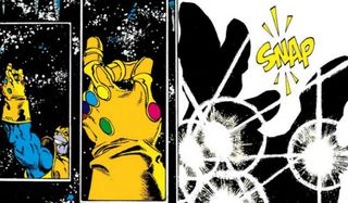 Thanos Infinity Gauntlet snap