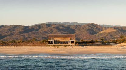 Casa Copycha by Anonimous, a Puerto Escondido home on a Mexican sandy beach