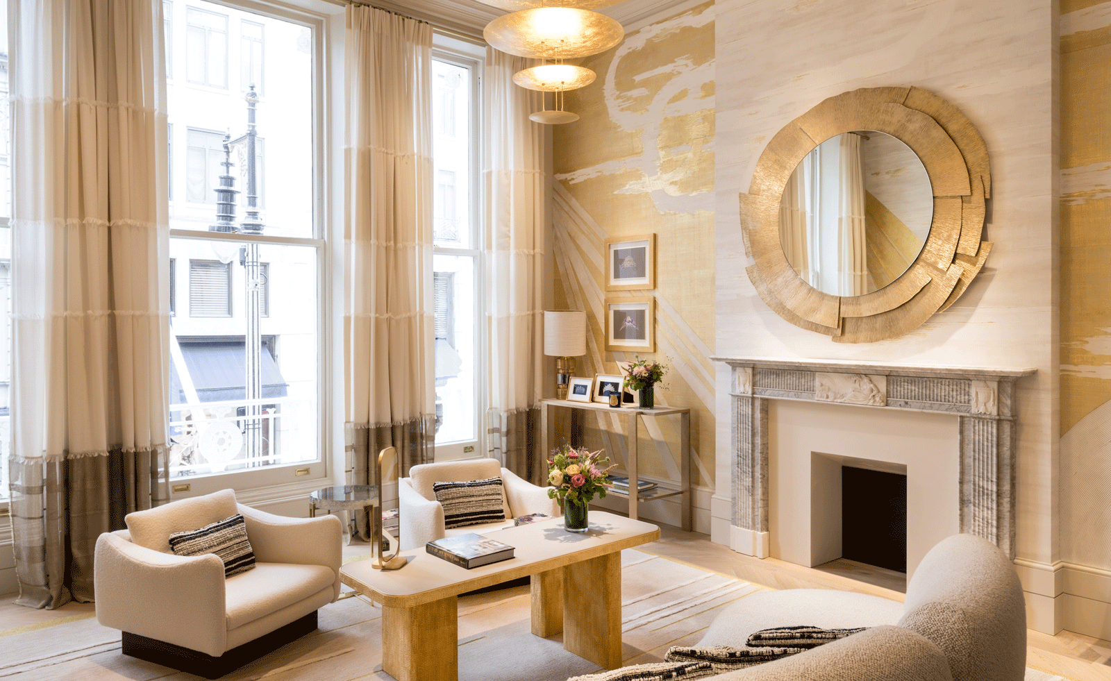 Interior of Chaumet boutique on London's Bond Street