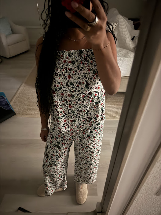 sierra mayhew wearing pajamas