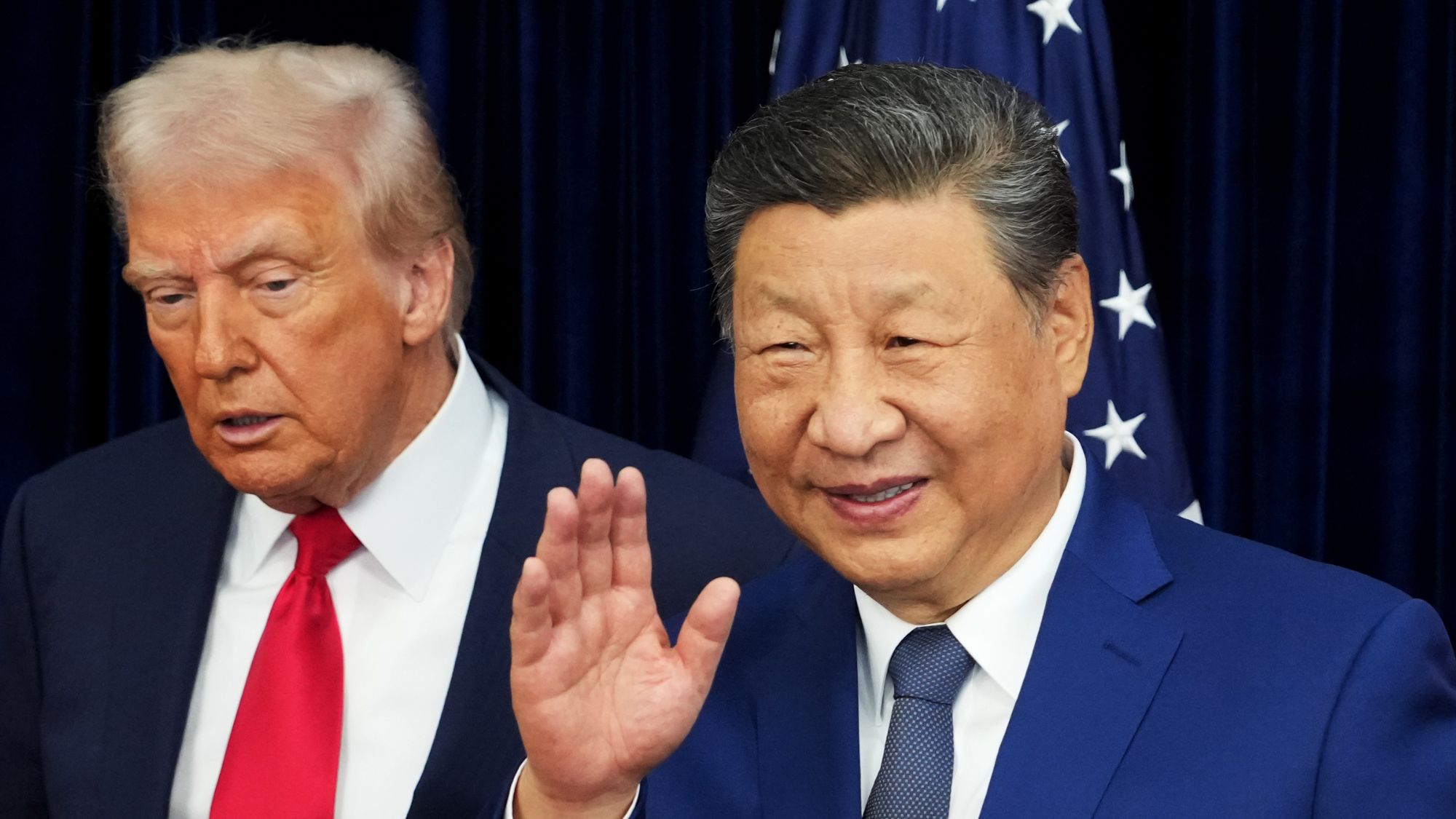 Xi Jinping and Donald Trump