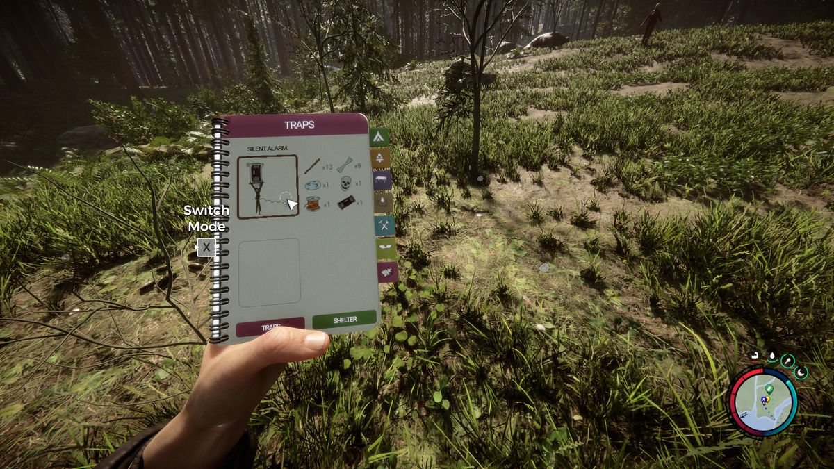 Sons of the Forest radio alarm trap