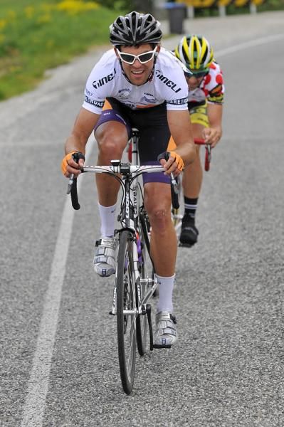 Jack Bauer of Share the Road has the last remaining break away rider Joe Cooper of Subway Avanti for company