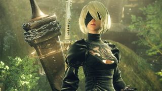 2B, a playable character from Nier: Automata