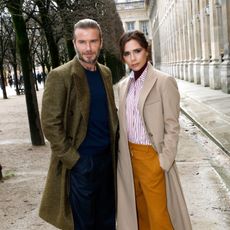 paris, france january 18 david beckham and his wife victoria beckham attend the louis vuitton menswear fallwinter 2018 2019 show as part of paris fashion week on january 18, 2018 in paris, france photo by bertrand rindoff petroffgetty images