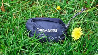 Therm-a-Rest Air Head Lite camping pillow in carry bag