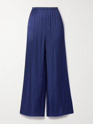 Gianna Satin Wide-Leg Pants