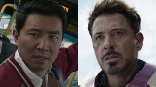 Simu Liu in Shang Chi and Robert Downey Jr in Captain America: Civil War