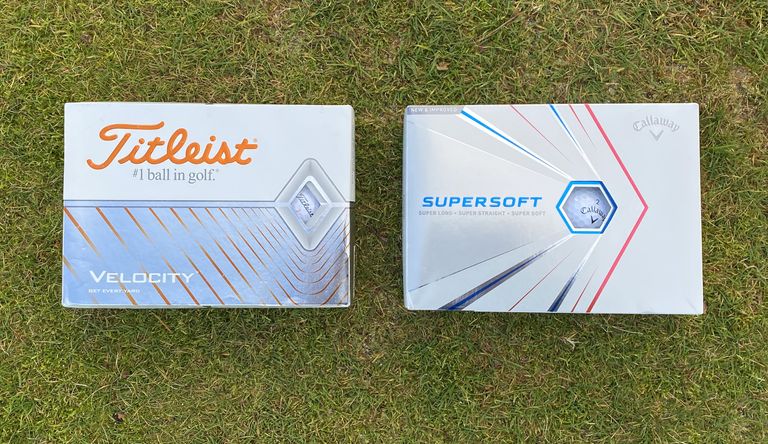 Titleist Velocity vs Callaway Supersoft Golf Balls