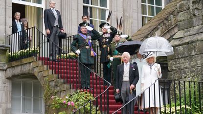 Charles and Camilla at Scottish Coronation