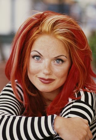 Geri Halliwell with chunky highlights for a embarrassing hair trends from the '90s round-up