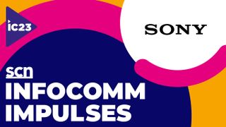 The InfoComm 2023 Impulses and Sony logos. 