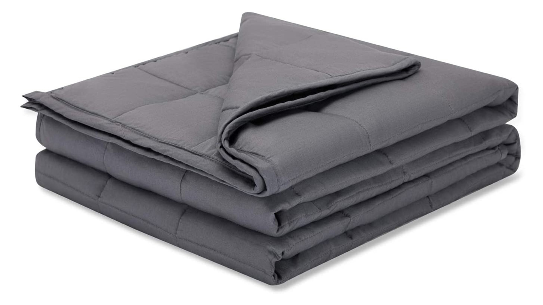 Luna Weighted Blanket review: The Luna Cotton Weighted Blanket in grey