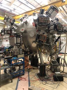 The Plasma Liner Experiment is pictured at Los Alamos National Laboratory.