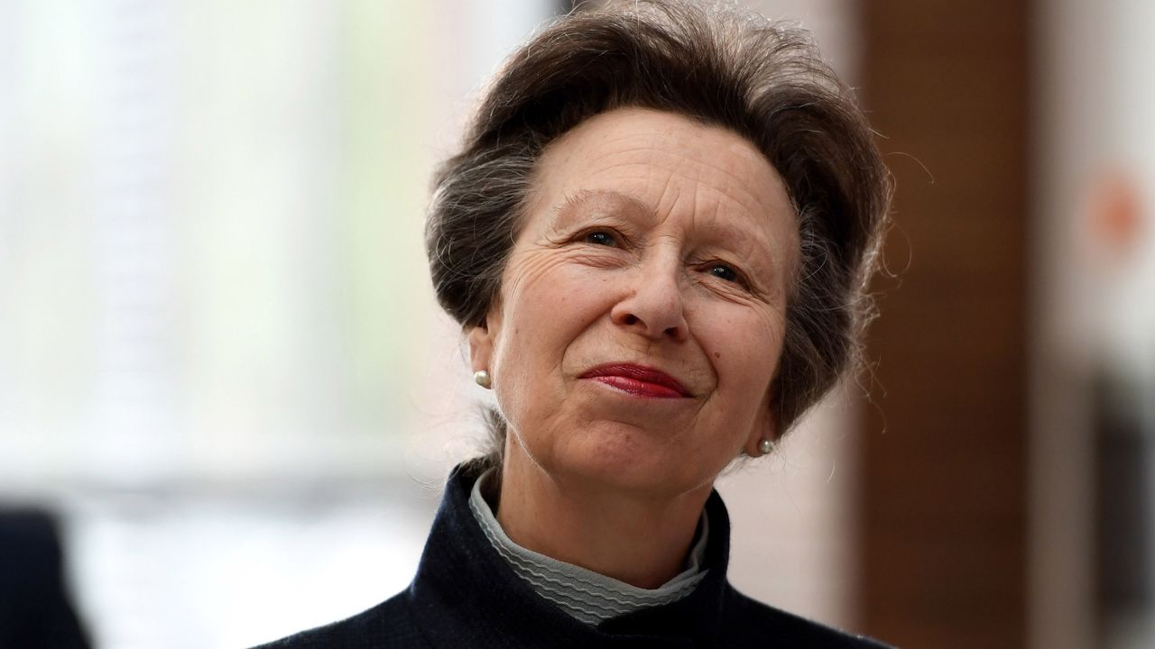 Princess Anne once climbed through a window at Balmoral. Seen here she officially opens the UK Hydrographic Office headquarters