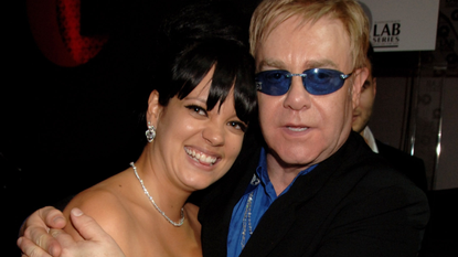 Lily Allen and Sir Elton John attend the GQ Men Of The Year Awards, at the Royal Opera House on September 4, 2007 in London, England