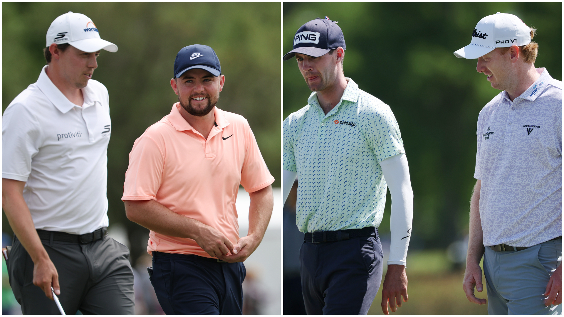 Players at the Zurich Classic    