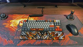 Drop x Lord of the Rings custom keyboard with Black Speech keycaps