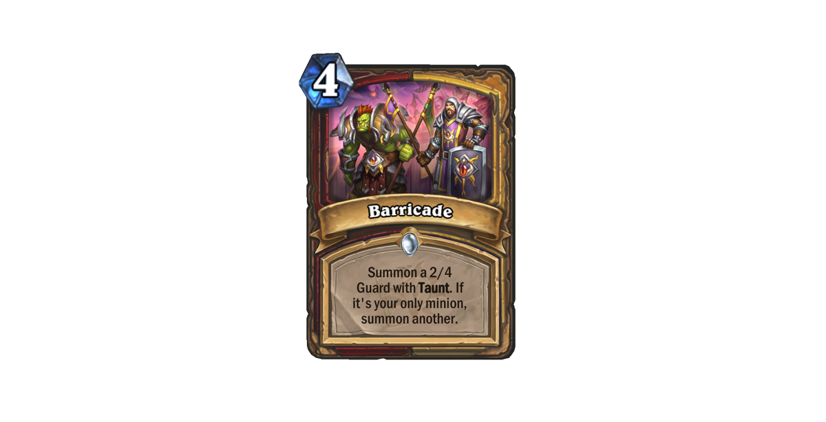 A card from the Darkmoon Races mini-set