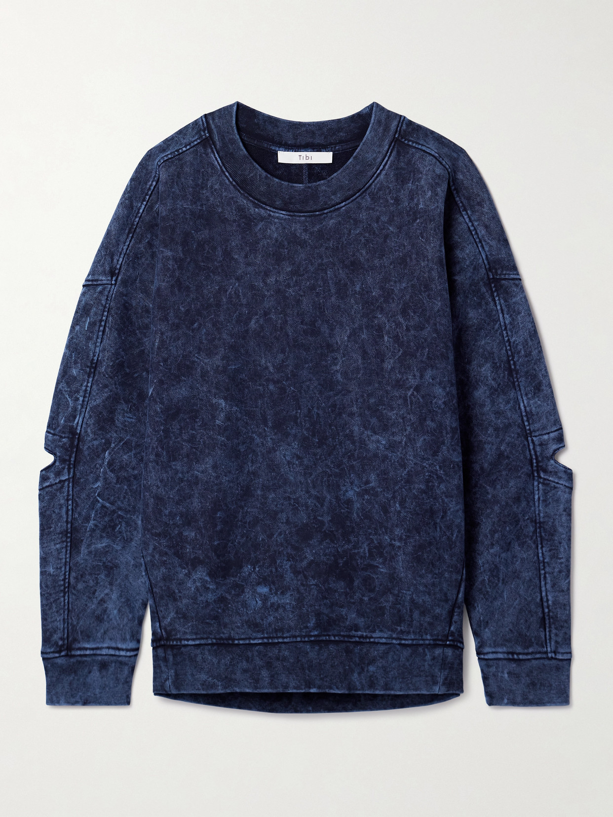 Oversized Cutout Cotton-Jersey Sweatshirt