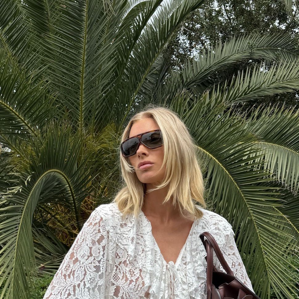 Not Cotton, Not Linen—This Is the Pretty White Shirt Trend That Could Define Fall 2025