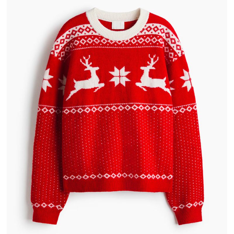 H&amp;amp;M, Oversized Jacquard-Knit Jumper