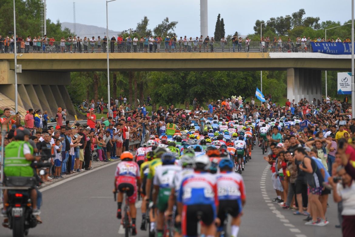 Huge crowds along the side of the road greeted the riders