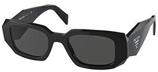 Gafas de sol Prada 0pr 17w para mujer, negro/gris oscuro, 49