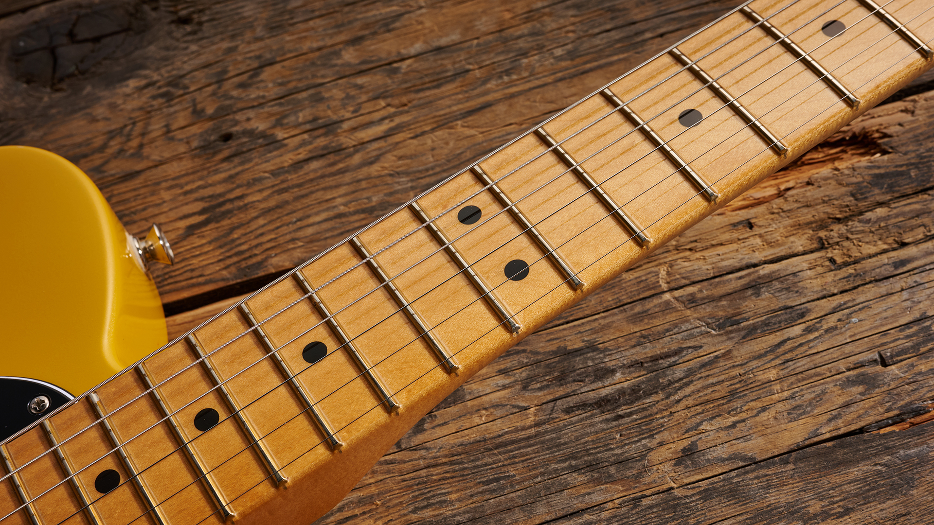 A maple fingerboard on the Fender Player II Modified Telecaster
