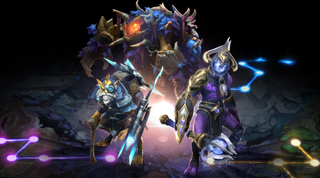 Dota 2 characters about to enter the new continuum mode.