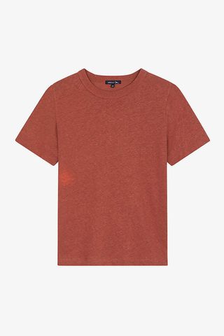Souer Cyril Round-Neck Cotton and Linen-Blend T-Shirt