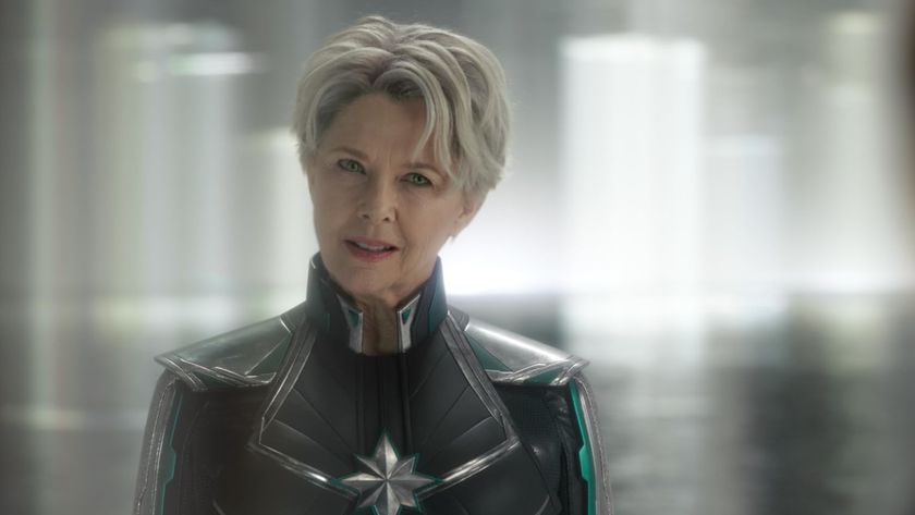 Annette Bening as the Supreme Intelligence in Captain Marvel