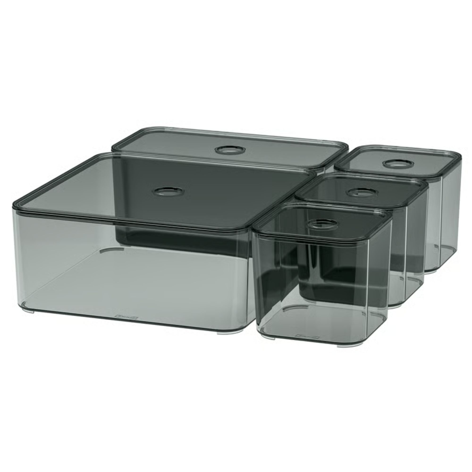 Dark green clear VISSLA&amp;Aring;N Boxes with lid