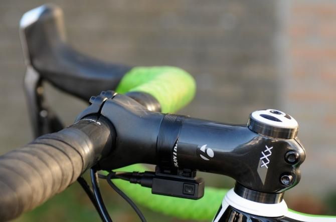 Sven Nys uses a 120mm Bontrager XXX stem and only 7mm of spacers beneath it