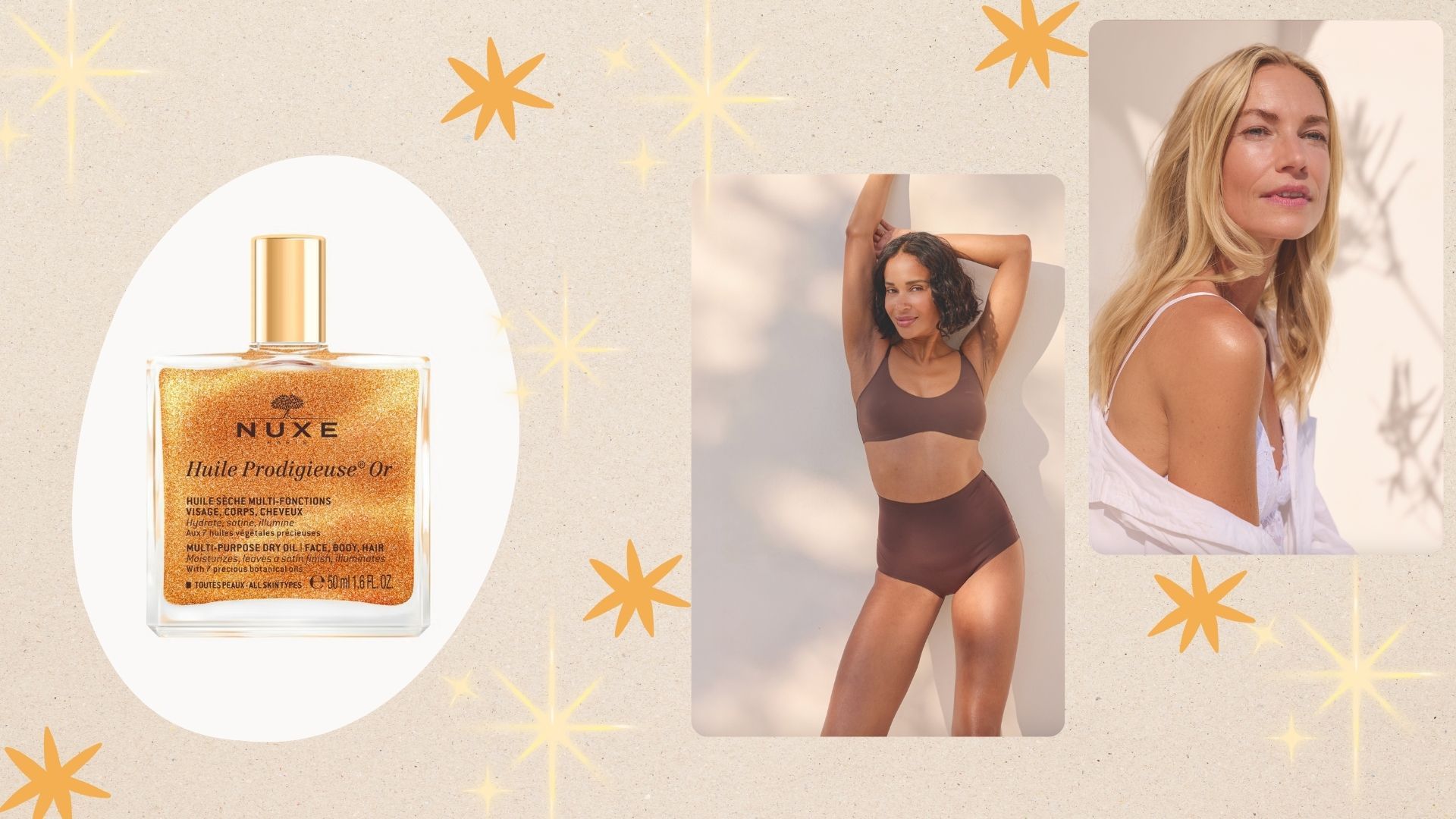 No time to tan? Our beauty team uses this £23 shimmering oil on photoshoots to instantly fake summer skin