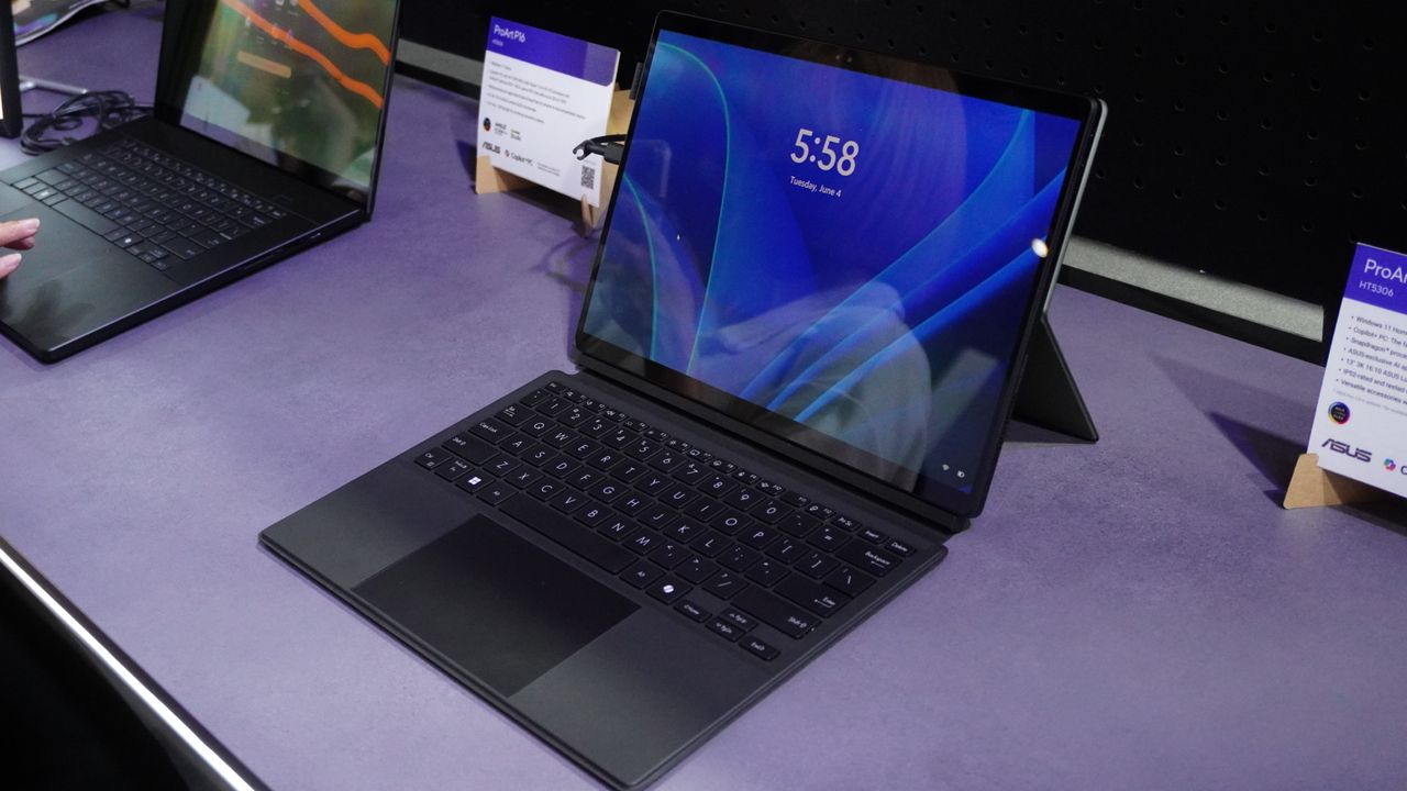 The Asus ProArt PZ13 on show at Computex 2024