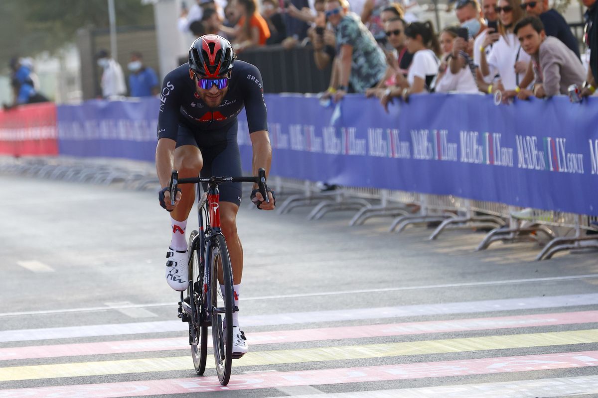 Giro dItalia Criteirum Expo 2020 Dubai 06112021 Filippo Ganna ITA Ineos Grenadiers photo Luca BettiniBettiniPhoto2021