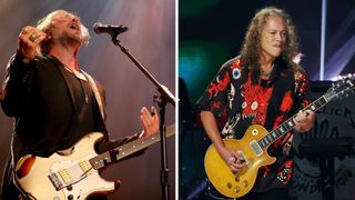 Butch Walker and Kirk Hammett comp