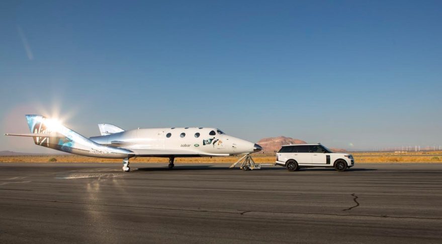 SpaceShipTwo tow test