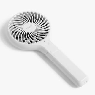 John Lewis white handheld fan