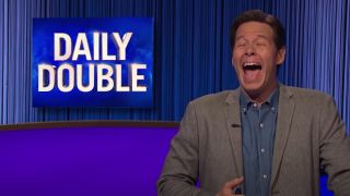 Ike Barinholtz competes on Celebrity Jeopardy!