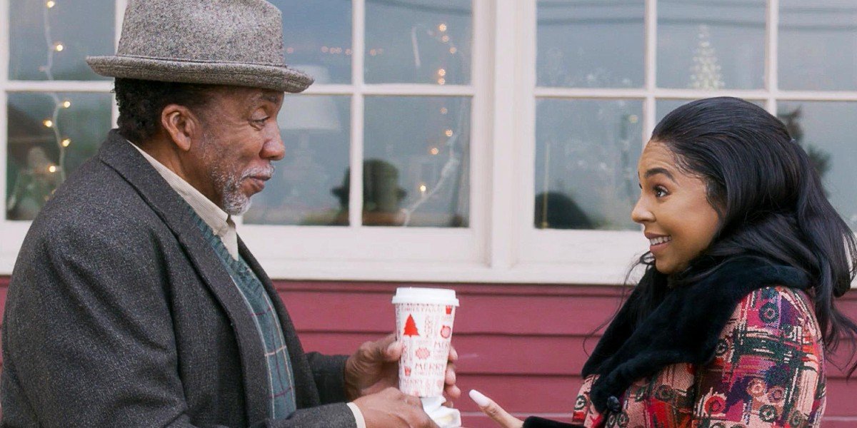Stan Shaw and Ashanti in A Christmas Winter Song