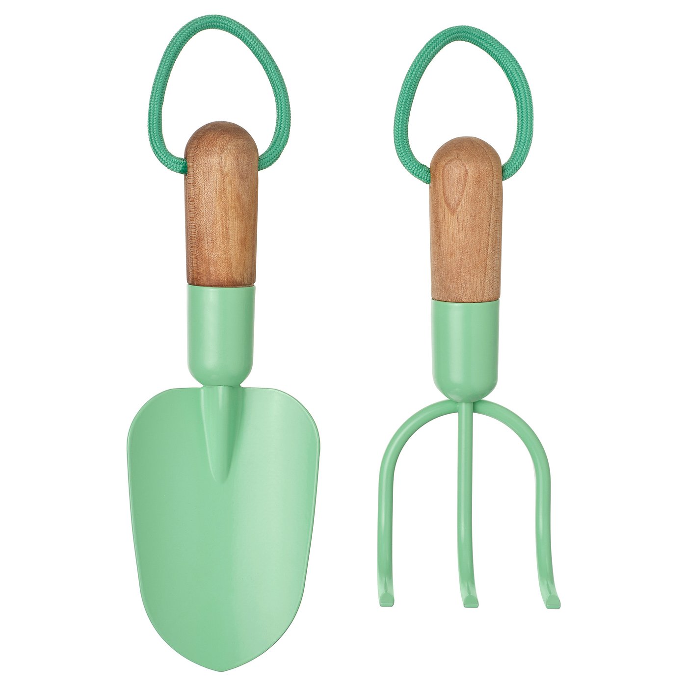 L&amp;Auml;rkar 2-Piece Gardening Set - Birch/small Light Green