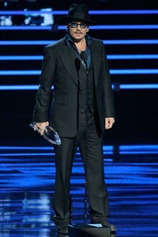 Johnny Depp At The People's Choice Awards 2016