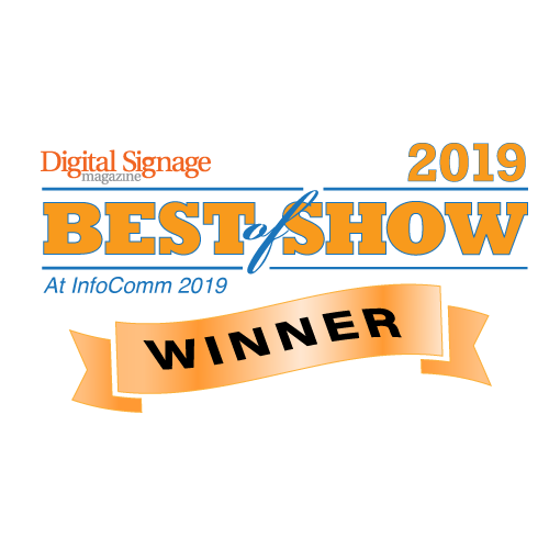 Digital Signage Magazine InfoComm 2019 Best of Show Award Logo