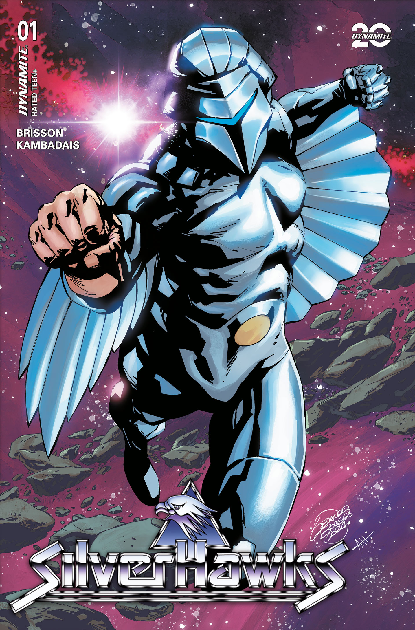 Covers from SilverHawks #1.