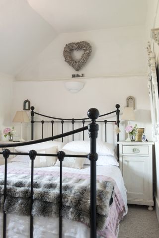 bedroom in an 18th century cottage
