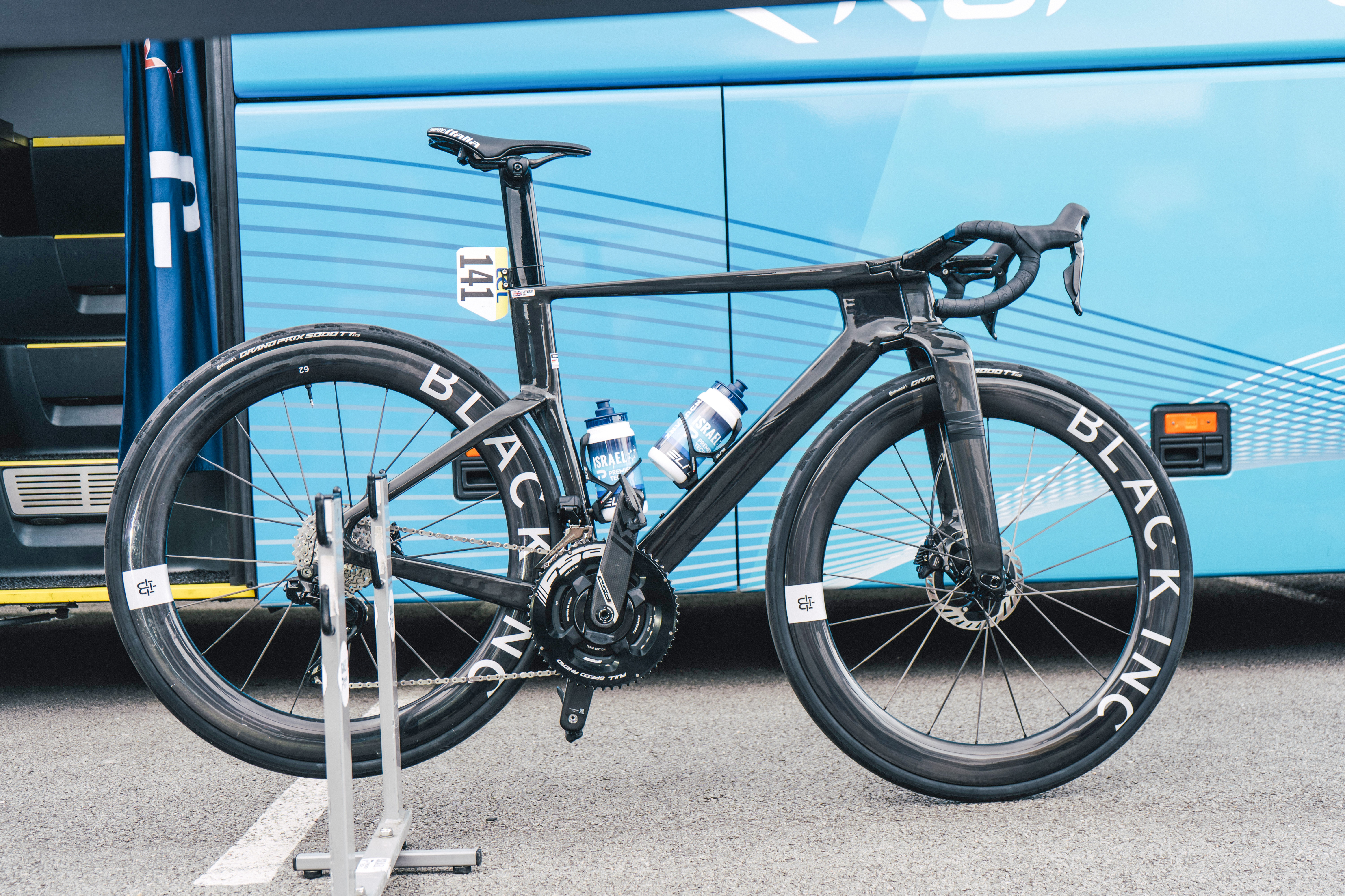 Factor&#039;s prototype aero bike at the Criterium du Dauphiné