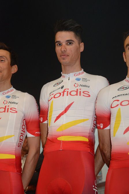 Anthony Perez at the 2019 Cofidis team presentation